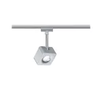 PAULMANN URail System Spot Cube 1x8W ściemniana Chrom 230V Metal/Tworzywo sztuczne
