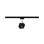 PAULMANN URail System Spot Cube 1x8W Czarny Mat/Chrom230V Metal 4000K ściemniany