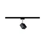 PAULMANN URail System Spot Cube 1x8W Czarny Mat/Chrom230V Metal 4000K ściemniany