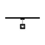 PAULMANN URail System Spot Cube 1x8W Czarny Mat/Chrom230V Metal 4000K ściemniany