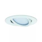 PAULMANN Oprawa do wbudowania NOVA COIN LED DIM wychylna zestaw 3x6W 470lm 84mm 2700K IP23 230V biały mat