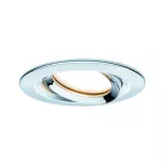 PAULMANN Oprawa do wbudowania NOVA COIN LED DIM wychylna zestaw 3x6W 470lm 84mm 2700K IP23 230V chrom
