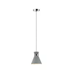 PAULMANN Lampa wisząca VERVE E27 max.20W IP44 230V szary / chrom / beton / metal