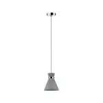 PAULMANN Lampa wisząca VERVE E27 max.20W IP44 230V szary / chrom / beton / metal