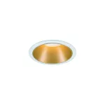 PAULMANN Oprawa do wbudowania COLE COIN LED 3-STEP DIM zestaw 3x6W 470lm 2700K IP44 230V biały / złoty-matowy