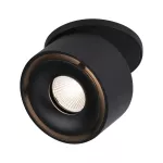 PAULMANN Oprawa wpuszczana LED Spircle czarny mat 8W 3000K 36 st.