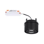 PAULMANN Oprawa wpuszczana LED Spircle czarny mat 8W 3000K 36 st.