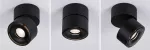 PAULMANN Oprawa sufitowa SPIRCLE LED 8W 550lm 36st. 3000K 230V czarny mat/ aluminium