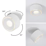 PAULMANN Oprawa wpuszczana LED Spircle biała mat 8W 3000K 36 st.
