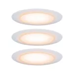 PAULMANN Premium Suon ciapła barwa ściemniana IP44 LED 3x6,5W 230V 2000-2700K Satynowany