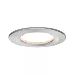 PAULMANN Zestaw Premium Coin Slim LED 3x6,8W 2700K 230V 51mm Żelazo Szczotkowane