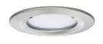 PAULMANN Zestaw Premium Coin Slim LED 3x6,8W 2700K 230V 51mm Żelazo Szczotkowane