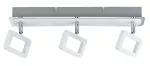 PAULMANN Oprawa ścienno-sufitowa FRAME LED 3x4,5W 3x320lm 3000K 230V biały mat / chrom / metal