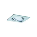 PAULMANN Oprawa do wbudowania NOVA COIN LED DIM wychylna zestaw 3x 6W 425lm 84x84mm 2700K IP23 230V aluminium