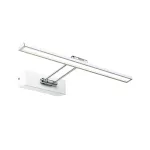 PAULMANN Oprawa ścienna BEAM LED 7W 580lm 450mm 2700K 230V biały / chrom