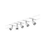 PAULMANN System linkowy TubeLED 5x4W Biały/Czarny/ Chrom 230/12V Tworzywo sztuczne