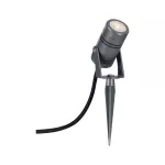 PAULMANN Reflektor ogrodowy RADON 11W 650lm 3000K IP65 230V szary/ aluminium