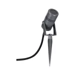 PAULMANN Reflektor ogrodowy RADON 11W 650lm 3000K IP65 230V szary/ aluminium