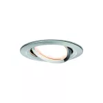 PAULMANN Oprawa do wbudowania NOVA PLUS COIN LED DIM SH Zigbee wychylna zestaw 3x7W 470lm 51mm 2700K 230V żelazo szczotkowane