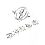 PAULMANN System linkowy zestaw Cardan max5x10W GU5,3 Chrom mat/Chrom 12V DC 60VA twszt/metal