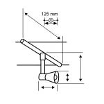 PAULMANN System linkowy zestaw Cardan max5x10W GU5,3 Chrom mat/Chrom 12V DC 60VA twszt/metal