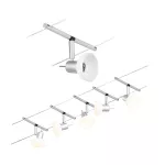 PAULMANN System linkowy zestaw Sheela max5x10W GU5,3 Chrom mat/Chrom 12V DC 60VA twszt/metal