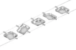 PAULMANN System linkowy zest MacLED 5x4,5W Chrom-mat/Chrom 12V DC 60VA twszt 3000K