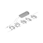 PAULMANN System linkowy zest MacLED 5x4,5W Chrom-mat/Chrom 12V DC 60VA twszt 3000K