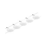 PAULMANN System linkowy zest DiscLED 5x4,5W Chrom-mat/Chrom 12V DC 60VA twszt 3000K