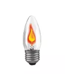 PAULMANN Źródło światła dekoracyjne LED Płomyk 3W E27 1lm 95mm 230V przeźroczysta / szkło