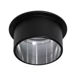 PAULMANN Oprawa do wbudowania GIL COIN LED 3-STEP DIM 6W 470lm 2700K IP44 230V czarny matowy/ szczotkowane żelazo