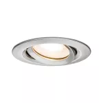 PAULMANN Oprawa do wbudowania NOVA COIN LED DIM wychylna GU10 max.35W 93mm IP65 230V szczotkowane żelazo