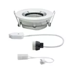 PAULMANN Oprawa do wbudowania NOVA COIN LED DIM wychylna okrągła GU10 max.35W 93mm IP65 230V biały mat / chrom