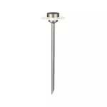 PAULMANN Oprawa ogrodowa UFO SOLAR LED 3000K 1x0,2W IP44 stal nierdzewana / szkło