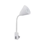 PAULMANN Lampa wtyczkowa JANUS elastyczne ramię E14 max. 20W 230V biały