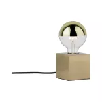 PAULMANN Lampa stołowa DILJA E27 max.1x20W 230V szczotkowany mosiądz / metal