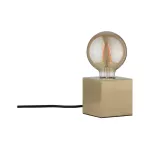 PAULMANN Lampa stołowa DILJA E27 max.1x20W 230V szczotkowany mosiądz / metal