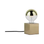 PAULMANN Lampa stołowa DILJA E27 max.1x20W 230V szczotkowany mosiądz / metal