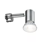 PAULMANN Oprawa ścienna SIMPLO LED GU10 5.3W 2700K 230V żelazo szczotkowane / metal