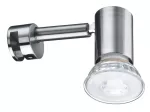 PAULMANN Oprawa ścienna SIMPLO LED GU10 5.3W 2700K 230V żelazo szczotkowane / metal