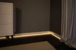 PAULMANN Socle Profil dyfuzor 200cm Satynowy/ Tworzywo sztuczne