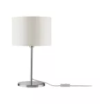 PAULMANN Lampa stołowa TESSA E14 max.1x40W 450mm 230V kremowy / szczotkowany metal/ tkanina