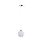 PAULMANN Lampa wisząca GLOBE E27 max. 20W IP44 E27 230V satynowe szkło / chrom