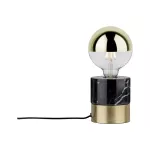 PAULMANN NeordicVala Lampa stołowa max. 1x20W E27 230V Mosiądz/Czarny Marmur