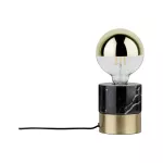 PAULMANN NeordicVala Lampa stołowa max. 1x20W E27 230V Mosiądz/Czarny Marmur