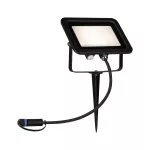 PAULMANN Naświetlacz Plug & Shine FLOOD SPOT 15,5W 1400lm 3000K IP65 24V czarny / aluminium