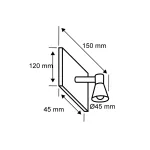 PAULMANN Oprawa ścienna AIK Neordic E27 max.1x40W 230V czarny / metal