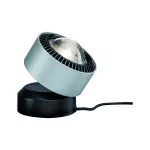 PAULMANN Aldan Lampa stołowa LED ściemniana 1x3,5W 230V Czarny/Szczotkowane Aluminium