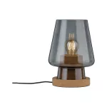 PAULMANN Lampa stołowa IBEN NEORDIC E27 max.1x20W 230V szary / satynowy beton / szkło