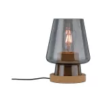 PAULMANN Lampa stołowa IBEN NEORDIC E27 max.1x20W 230V szary / satynowy beton / szkło